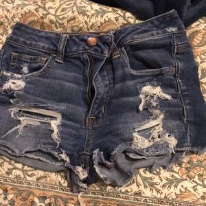 american eagle jean shorts
